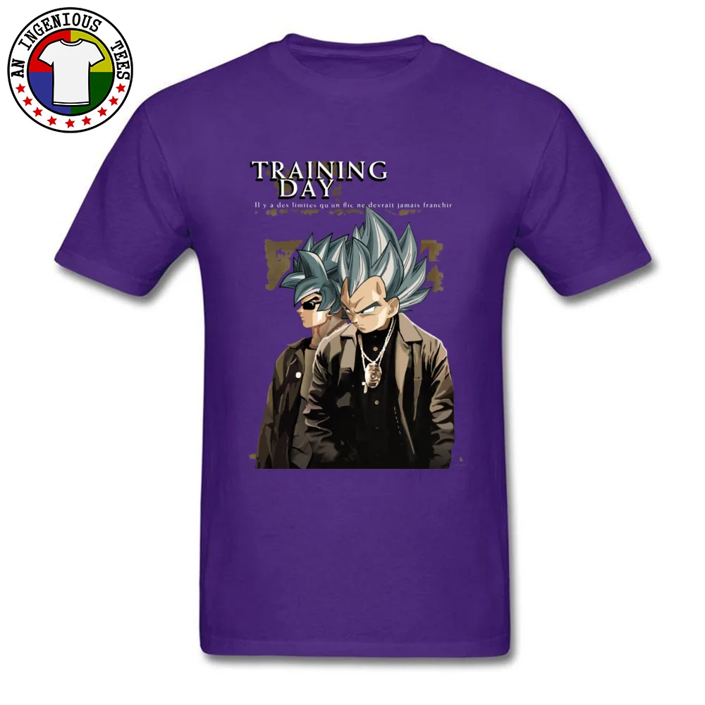 Training Day 2886 Casual Short Sleeve Tees April FOOL DAY Crewneck All Cotton Youth T Shirt Casual Clothing Shirt Family Training Day 2886 purple
