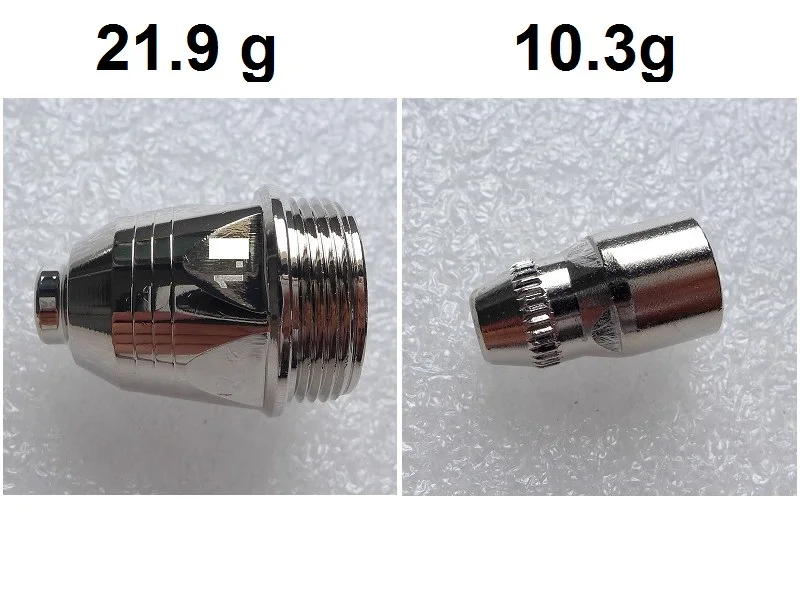 Hafnium 20PK Nozzle 1.7mm + 20PK Electrode P80 Panasonic Feimate Air Plasma Cutting Torch Consumables welding machine parts
