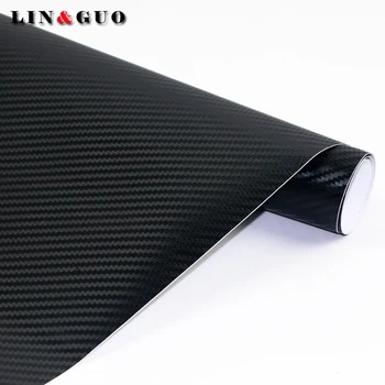 

30x127cm 3D Carbon Fiber Vinyl Film Automobiles Car Wrapping Sheet Sticker Motorcycle Car Styling Accessories