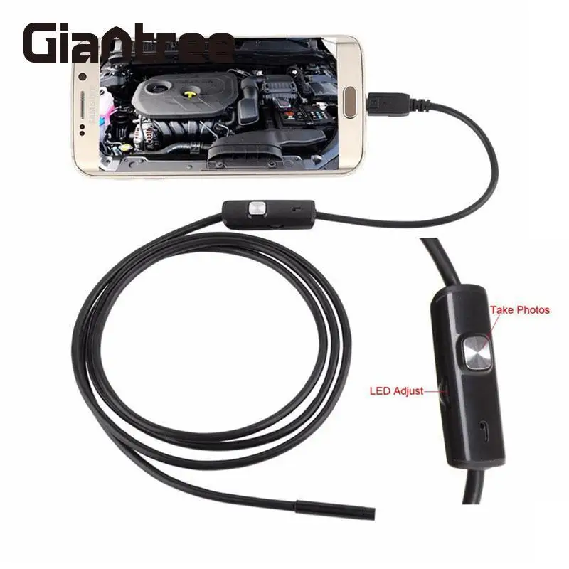 

giantree 1.5M 8mm Endoscope Android 2.4GHz Mini Pipe Tube Borescope Windows7/Windos8/XP/Vista universal Endoscope