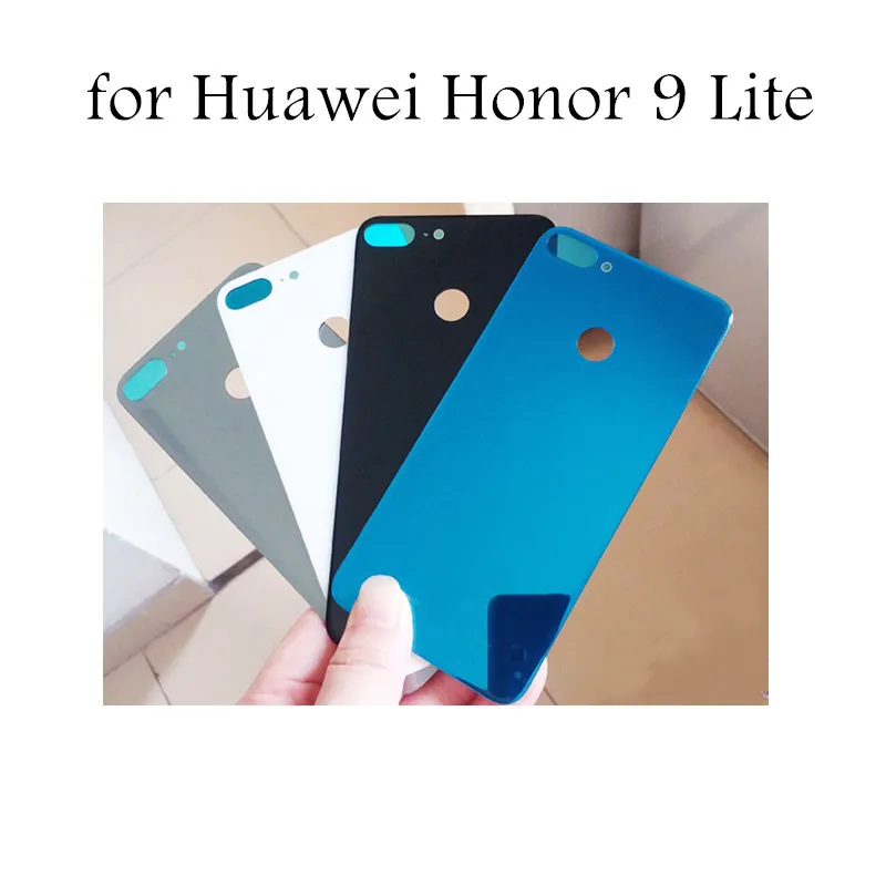 5,6" для huawei Honor 9 Lite стеклянная задняя крышка батарейного отсека Панель задняя крышка корпус дверь для huawei Honor 9 Lite Молодежные запчасти