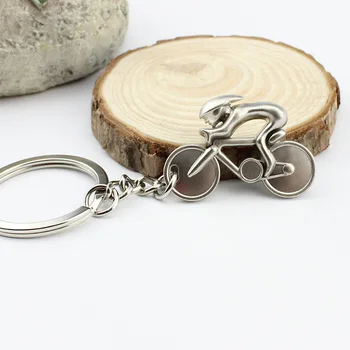 

10PCS- Motorcycle bicycle mountain bike key chain Sporty casual man mountain bicycle keychains key Ring for sport men