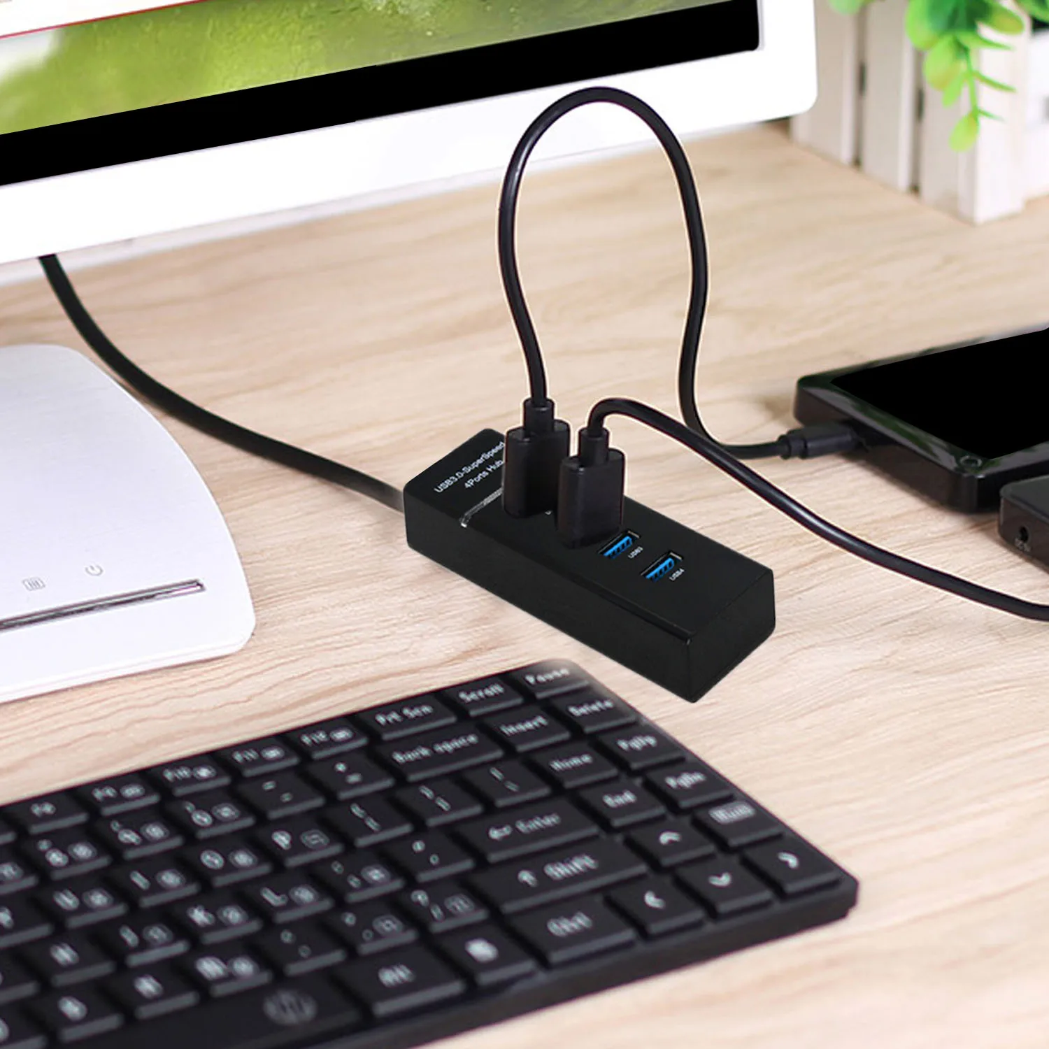 Bevigac 4 порта USB 3 0 высокоскоростной удлинитель адаптер для Sony Playstation PS4 Slim Pro PS3 Xbox One S