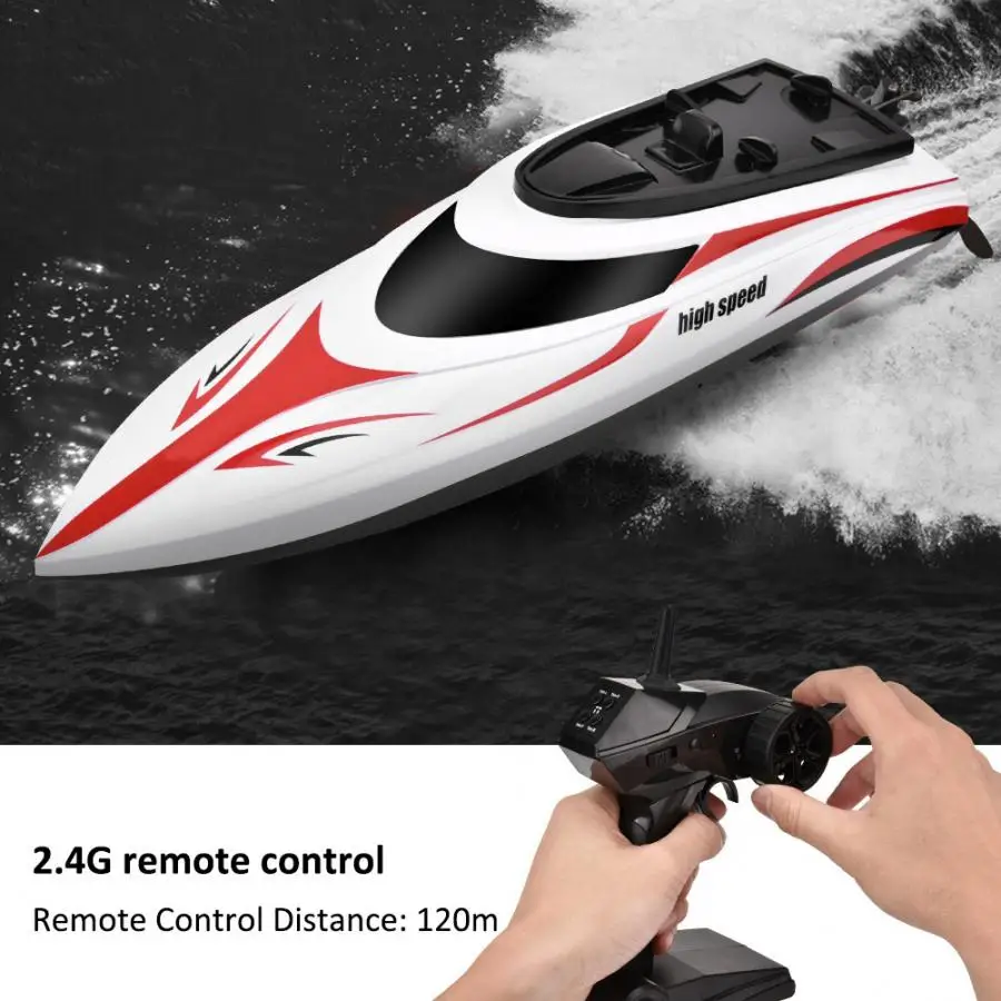 7 4 V/1500 mAh RC пульт дистанционного управления Мини лодка гоночная скоростная Модель