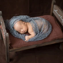 Деревянная детская кровать Фотография реквизит, винтажная детская кроватка новорожденный фон# P0432