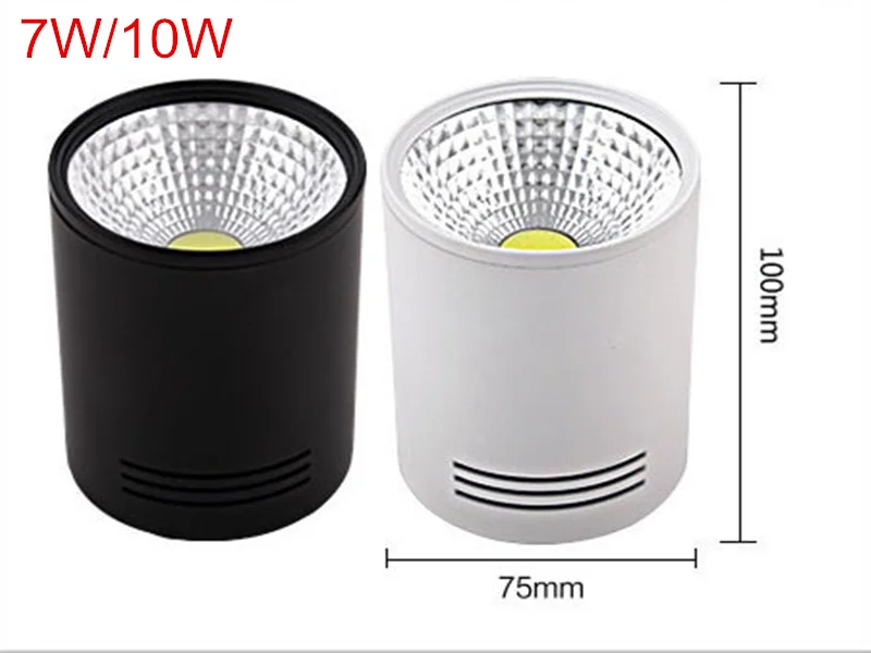 Superfície do Cilindro Luzes de Teto Lâmpadas de Parede 30 Novo Design Moderno Cob Led Downlights Pode Montar Casa Interior Dhl Livre 7 w - 10 20 4 W Novo Design Moderno COB LED Downlights