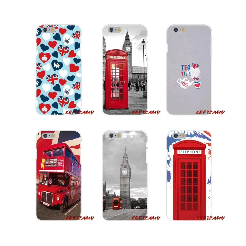

Mobile Phone Cover style london bus england vintage british For Samsung Galaxy A5 A6S A7 A8 A9S Star J4 J6 J7 J8 Prime Plus 2018