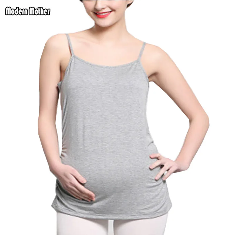 

Cotton Maternity Vest Top for Pregnant Women Breastfeeding Maternity Clothes Wire-Free Underwear for Nurse Pregnancy Tank