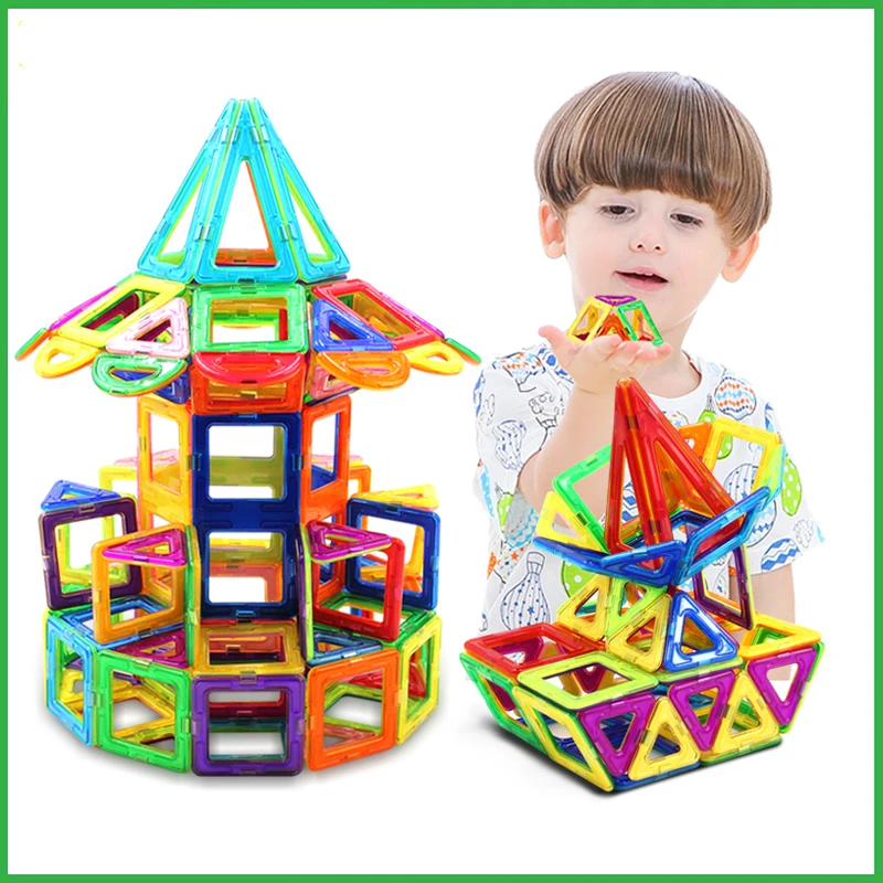 

Big Size Magnetic Blocks Technic Plastic Building Blocks Girl&Boy Magnetic Blocks Constructor Blocks Assembly Toys For Children