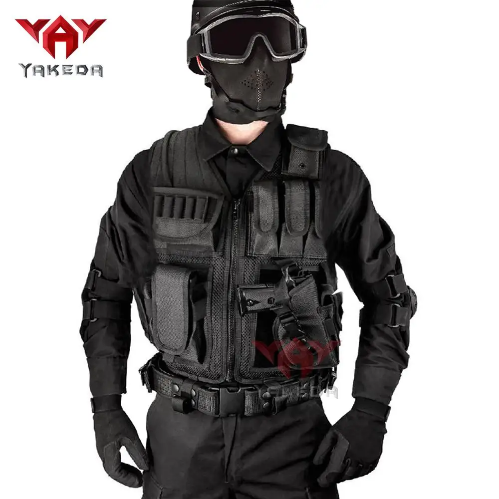 Yakeda Police Militaire Tactique Gilet Wargame Corps Armure Tenue De Sport  Chasse Gilet Cs Produits De Plein Air Équipement Avec 5 Couleurs - Chasse  Gilets - AliExpress