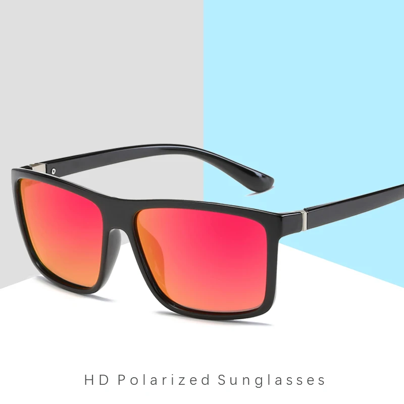 

Retro Polarized Sunglasses Men Brand 2019 Square Red Sunglasses Women Men Driving Glasses Classic Mens Sun Glasses Oculos Sol