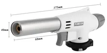 Wind Fully Automatic font b Electronic b font Flame Gun Butane Burners Gas Adapter Torch Lighter