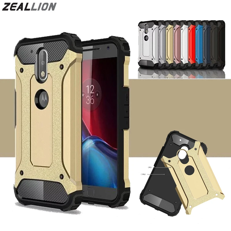 CADORABO Cover Con Chiusura Magnetica, Funzione Stand E Tasca Per Le Carte CUSTODIA A LIBRO Per MOTO G5 PLUS, Rosso Mela - Foto 7