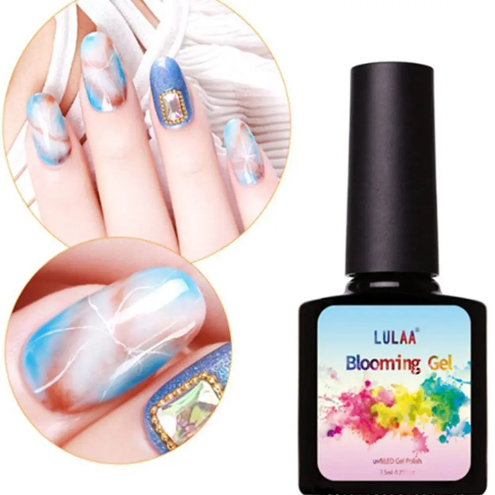 

7.5ml Nail Gel Long Lasting Soak Off Led UV Nail Blooming Color Gel Paint Glue Brand Professional Women Nail Art Tools