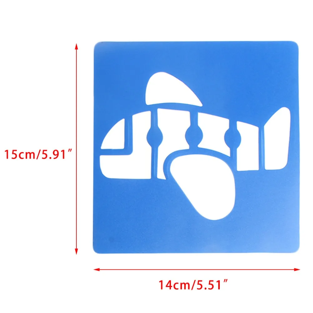 6 шт. детский транспортный форменный пластиковый шаблон для рисования, трафарет, детская игрушка, подарок