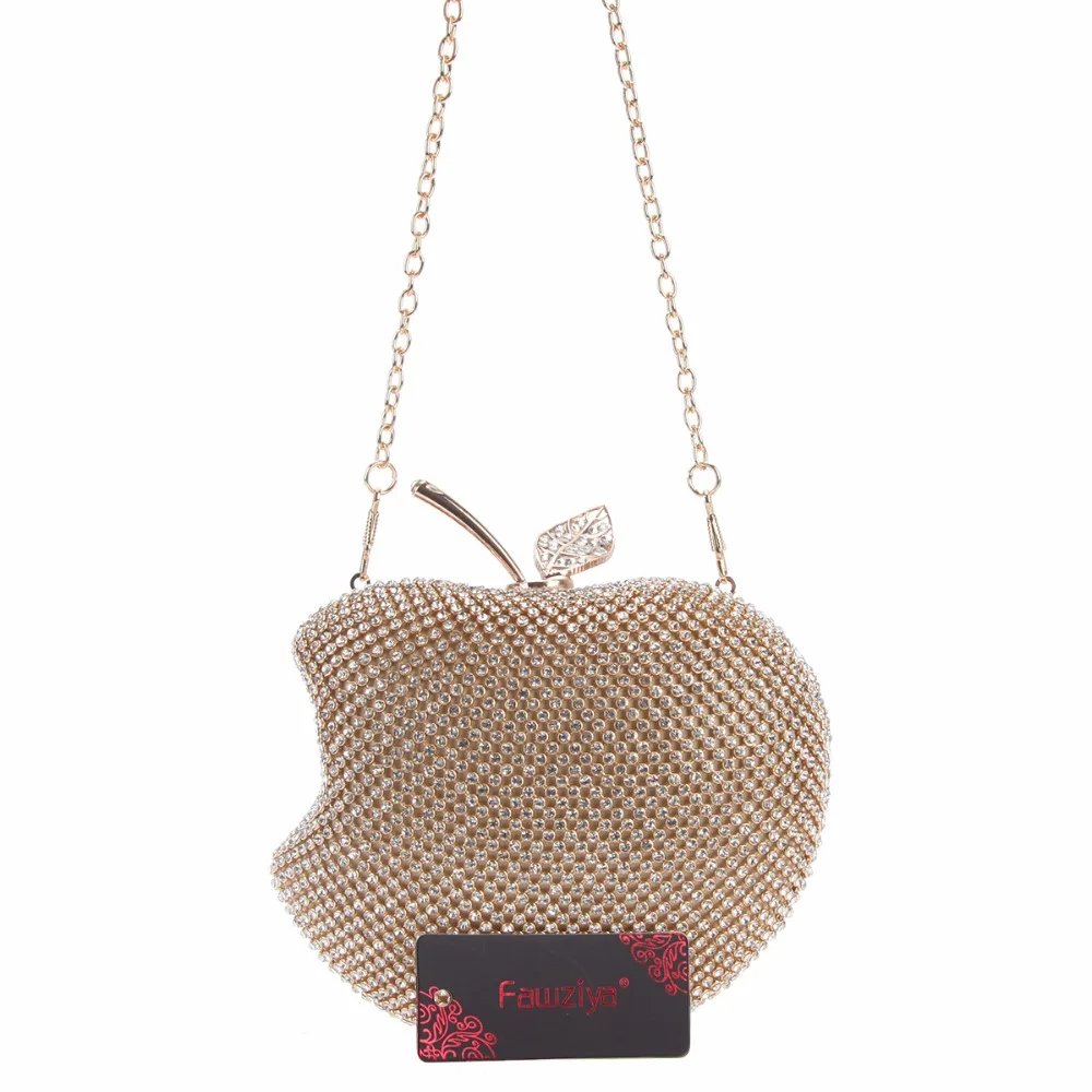 E1512-Fawziya-apple shaped bag-Gold (9)