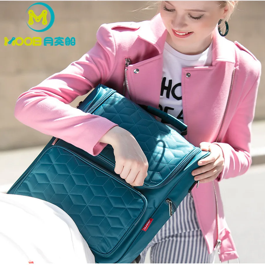 

Baby Diaper Bags Large Capacity Designer Nursing Baby Bag Multi-function Mummy Bag Waterproof Maternity Backpack For Women