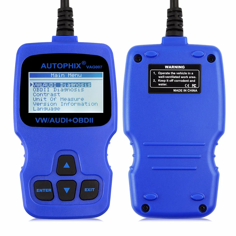High Quality ODB ODB2 Autoscanner VAG007 for AUDI OBD2 Scanner Support