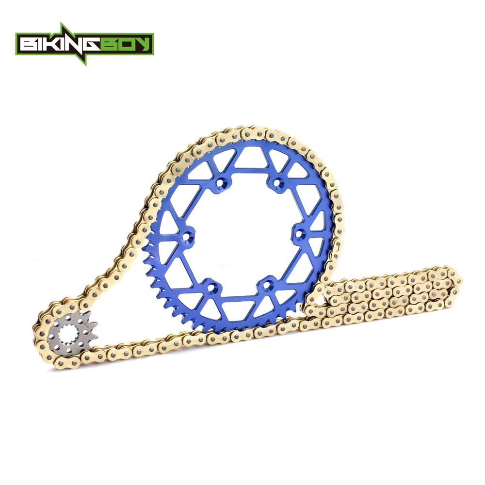 BIKINGBOY 12T Передняя 48 T 52 Задняя звездочка 520 120L X ring цепь для 13 12 11 10 09 08 07 YZ 250 99 16 WR450F 03 15