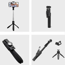 Беспроводная Bluetooth селфи палка с дистанционным затвором мини штатив для телефона выдвижной монопод для iPhone для Xiaiomi для huawei