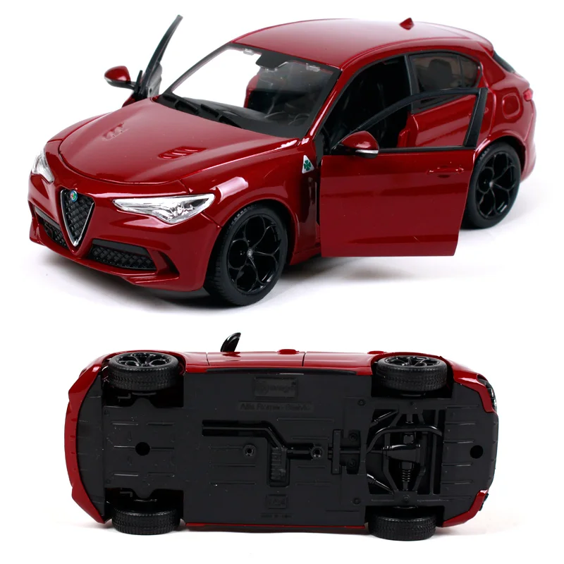 Bburago 1:24 Alfa Romeo Stelvio модель внедорожника литая под давлением модель автомобиля игрушка Новинка в коробке Новое поступление 21086