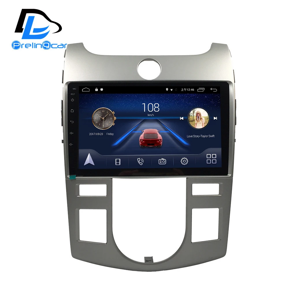

4G Lte Android 9.0 Car multimedia navigation GPS DVD player For cerato forte IPS screen Radio stereo