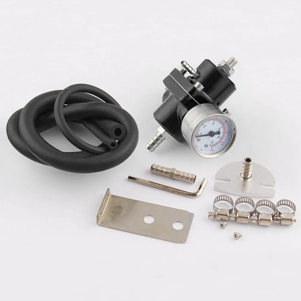 

FIFAN-Black Universal Fuel Pressure Regulator with Gauge For Honda