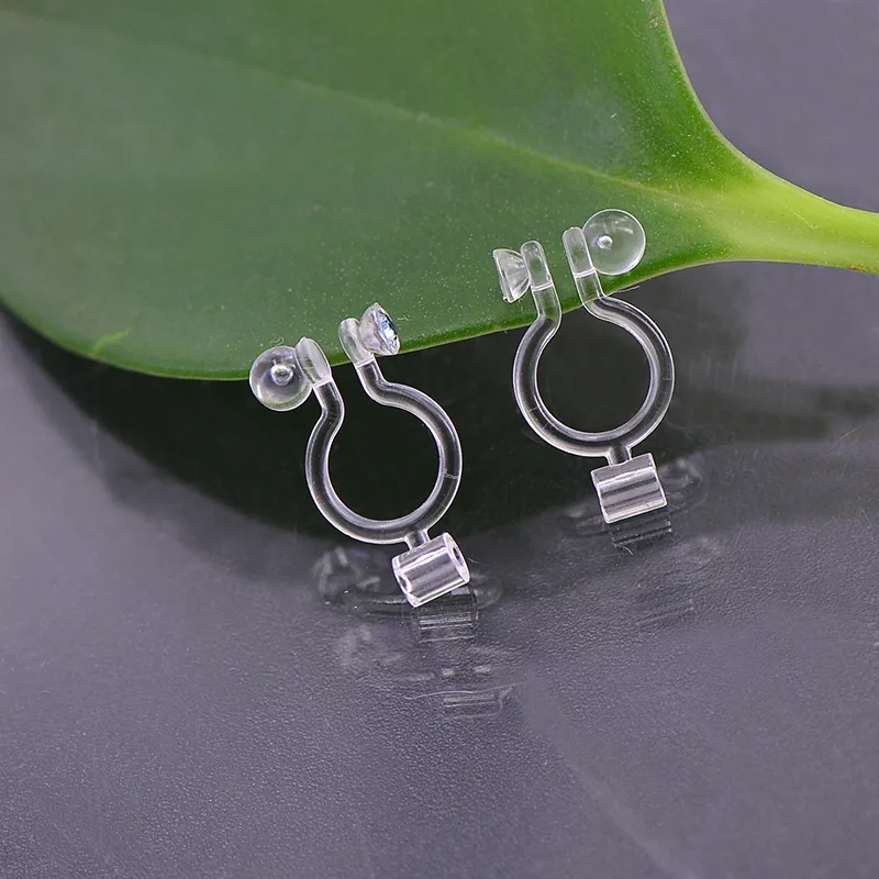 SEA-MEW-100-PCS-Transparent-Ear-Clip-For-Jewelry-Making-Ear-Plug-Plastic-Earrings-Accessorie-Base (1)