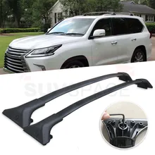 Высококачественный Алюминиевый ригелей багаж камера на крышу бар для Lexus LX570