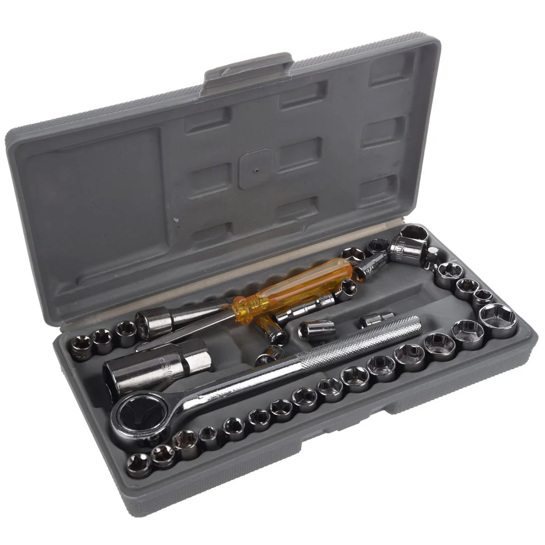 KSOL 40 Pieces Socket Sleeve Wrench Combination Set Motorcycle Vehicle