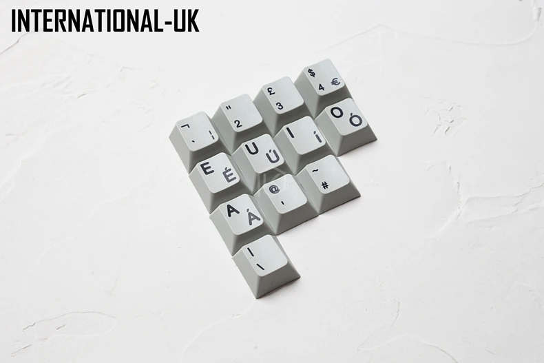 Kprepublique international norde EU UK ES FI FR NO IT PT DE HU пустые буквы Вишневый профиль краситель Sub Keycap толстый PBT для клавиатуры