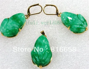 

Frog 18KGP Hook pendant Earrings +Necklace Set