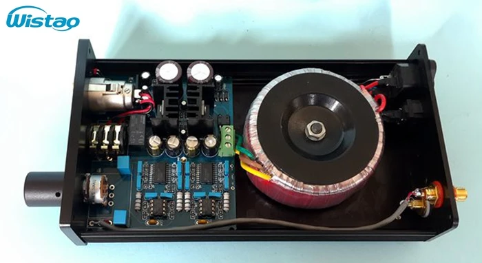 IWISTAO Balanced Headphone amplifier HIFI TPA6120A2 AMP 16~600 Ohms 750mW/300 ohms 6.35 Headphones / Four-core XLR Output Black IWISTAO Balanced Headphone amplifier HIFI TPA6120A2 AMP 16~600 Ohms 750mW/300 ohms 6.35 Headphones / Four-core XLR Output Black