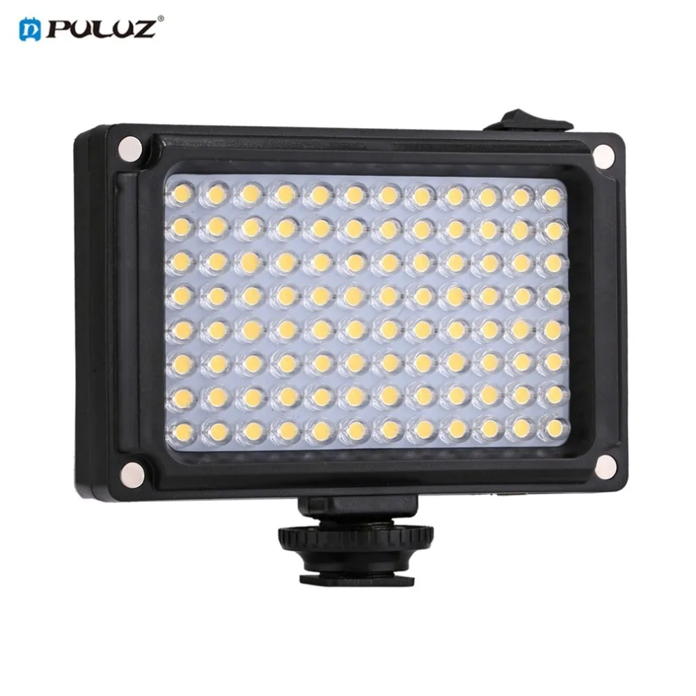 PULUZ 96LED 860LM портативный размер видео светильник фото светильник для профессиональной фотографии студийный светильник подходит для Canon DSLR камер