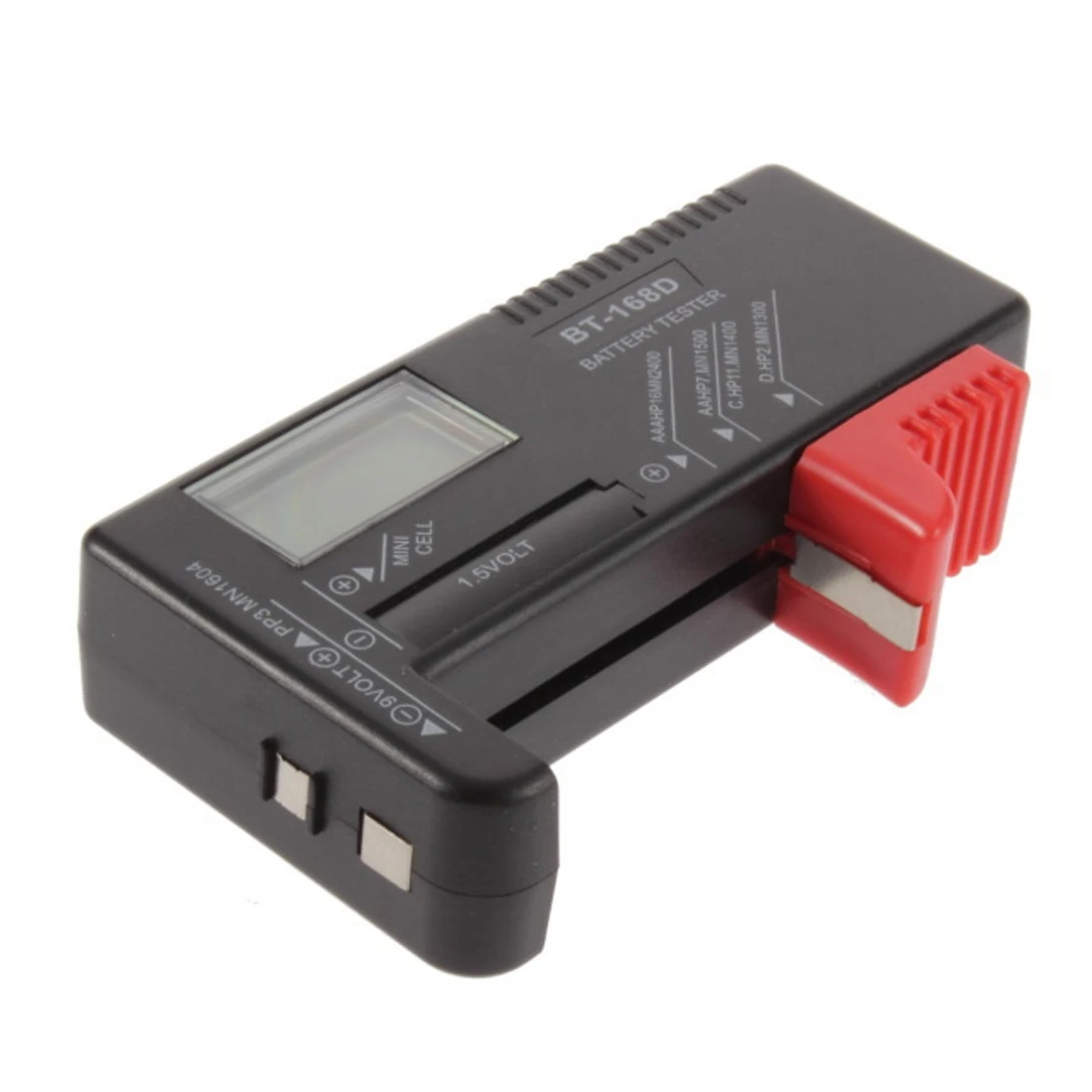 

Battery tester 1pc Universal LCD AA/AAA/C/D/9V/1.5V Button Cell Battery Tester BT-168D Digital display battery capacity tester