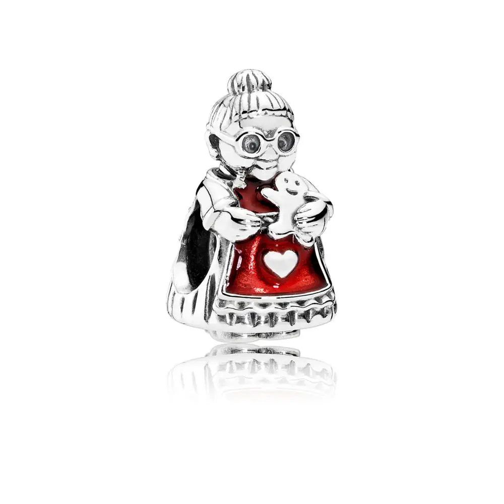 16 Стиль серебряные бисерные Подвески модные бабушки для ангельский Кристалл шарики для Для женщин браслет подвес Пандора и браслет - Окраска металла: LTDY117