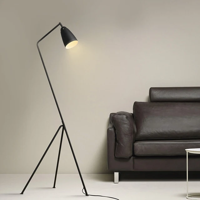 Replica Design Grhopper Floor Lamp Light Gubi Shake Replica Design Grhopper Floor Lamp Light Gubi Shake Standing Black Color Loft