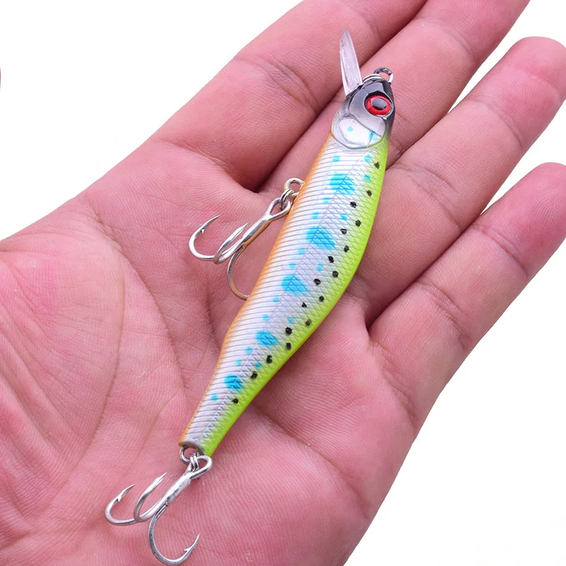 1 шт. плавающие приманки Minnow для ловли рыбы 9 см 8 5g искусственная пластиковая
