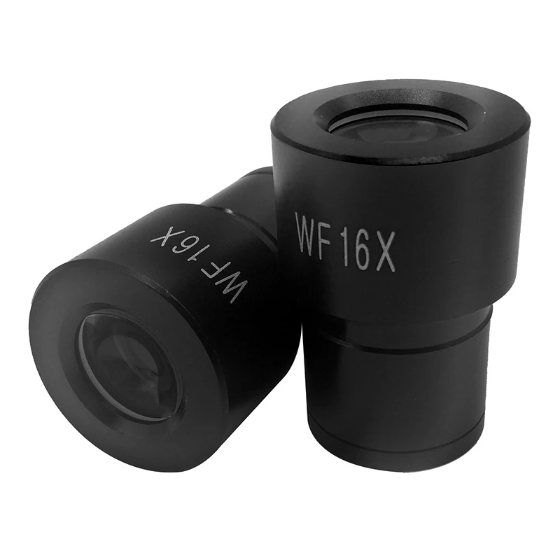 

2PCS Wide Field WF16x Caliber Eyepiece Lens Wide Angle Field of View 13 mm with Mounting Size 23.2 mm for Biological Microscope