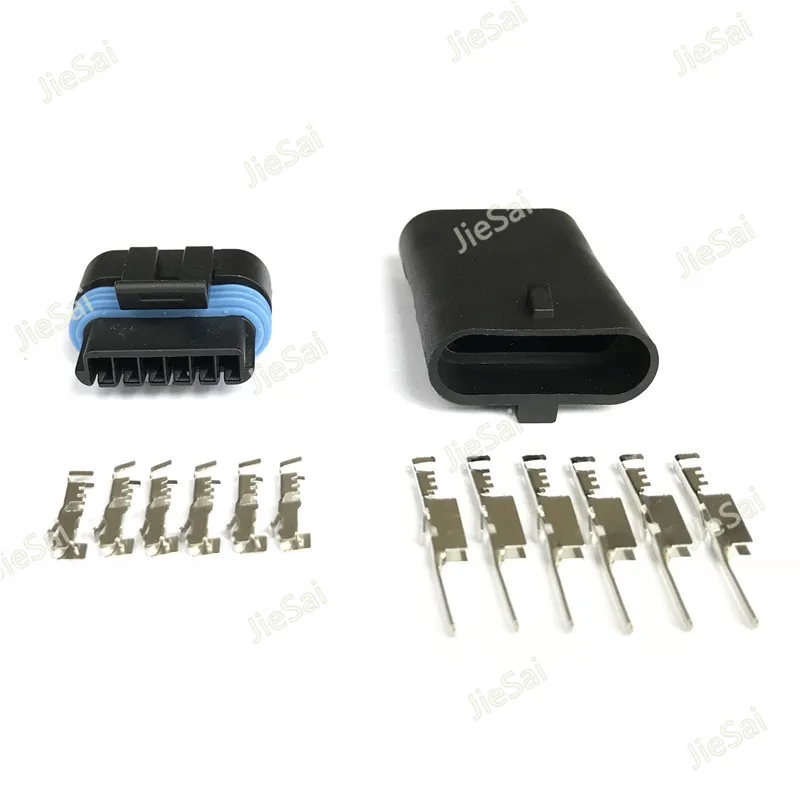 Delphi Metri Pack 150 2 Герметичный Женский штекер 6 Pin 12066317 12162261 GM TPS плоский педаль