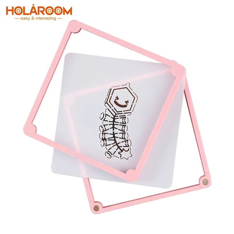 

Practical Cookie Frosting Biscuit Decorative Printing Mold Kitchen Novice Baking Decoration Tools Cake Stencil Fixing Frame