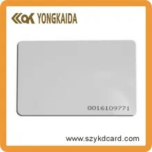 1000 шт./лот 125 кГц EM4100 TK4100 бесконтактная рчид идентификационная смарт-карта с идентификационным номером карты для струйного принтера для системы контроля доступа