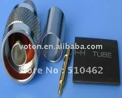 

N connector M crimp for LMR400 RF cable
