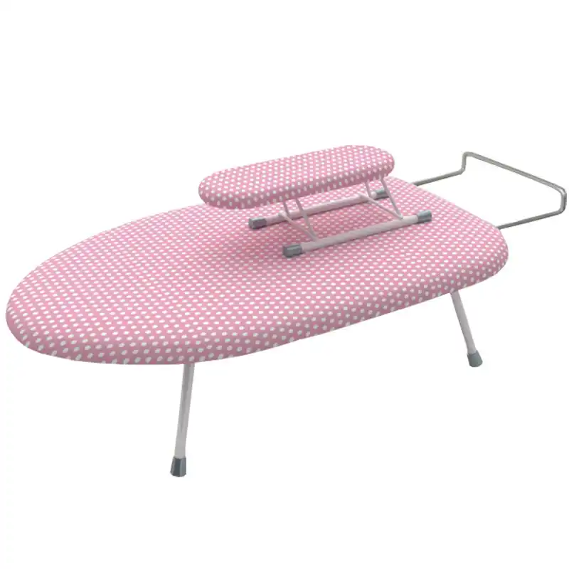 Tabletop Ironing Board With Iron Rest Rack Foldable Legs