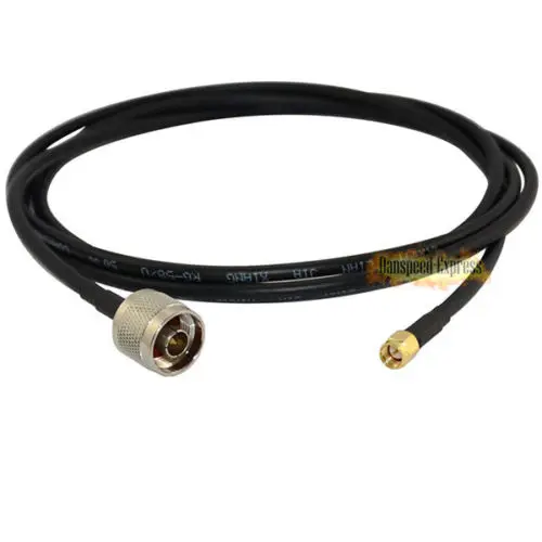 

RG58 2m N Male Jack to SMA Male M/M RF Coax Pigtail WLAN Adapter Adaptor Cable