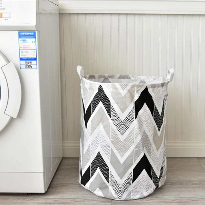 

Large Laundry 45*50 cm Hamper Bag Folding Storage Bags For Home Dirty Clothes Gift Toys Basket Storage Clothes Basket