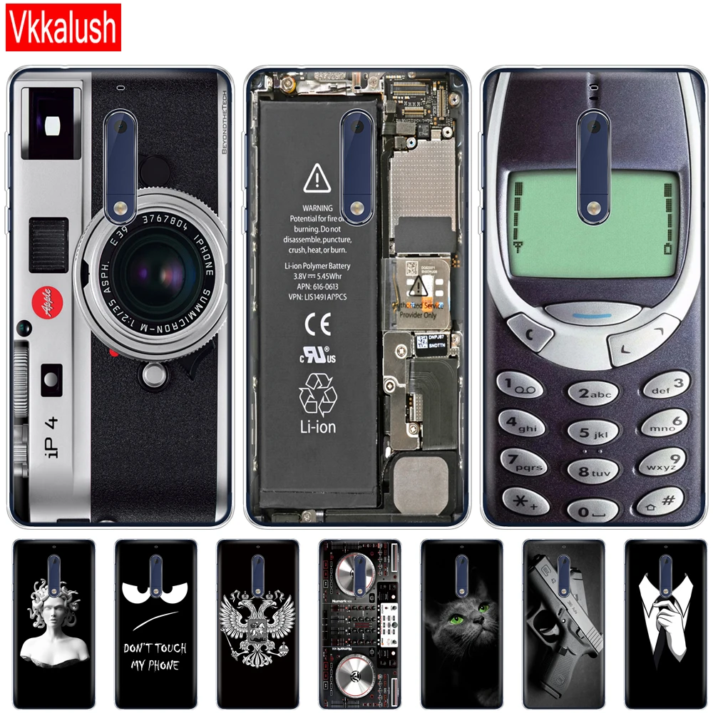 

Case For Nokia 1 2 2.1 3 3.1 5 5.1 Plus 2018 Soft TPU Silicon Back Cover Shockproof Coque Bumper Housing