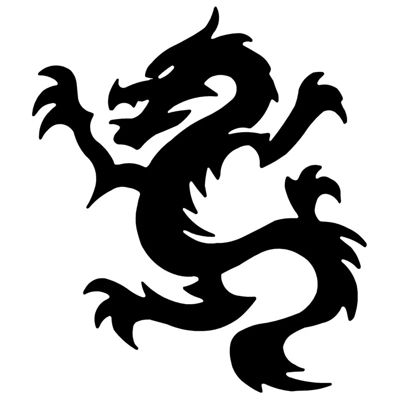 Наклейка дракон. Трафарет дракона. Наклейка на автомобиль дракон. Дракон трафарет для вырезания на одежду
