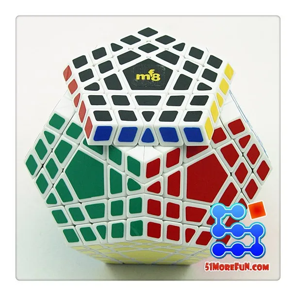 MF8 gigaminx Magic Cube Головоломка Черный (наклейками) обучения и образовательные Cubo magico Игрушечные лошадки