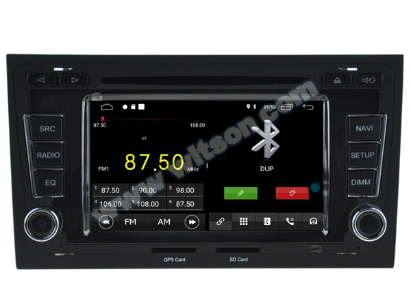 Cheap 6.2" Android 8.1 Oreo OS Car DVD Multimedia GPS Radio for Audi A4 / S4 / RS4 2002-2008 with Car Play / Android Auto Support 4
